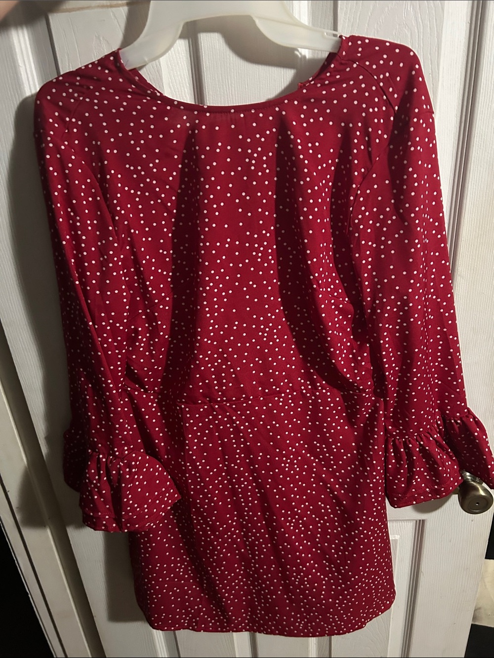 Red Polka Dot Women’s Dress